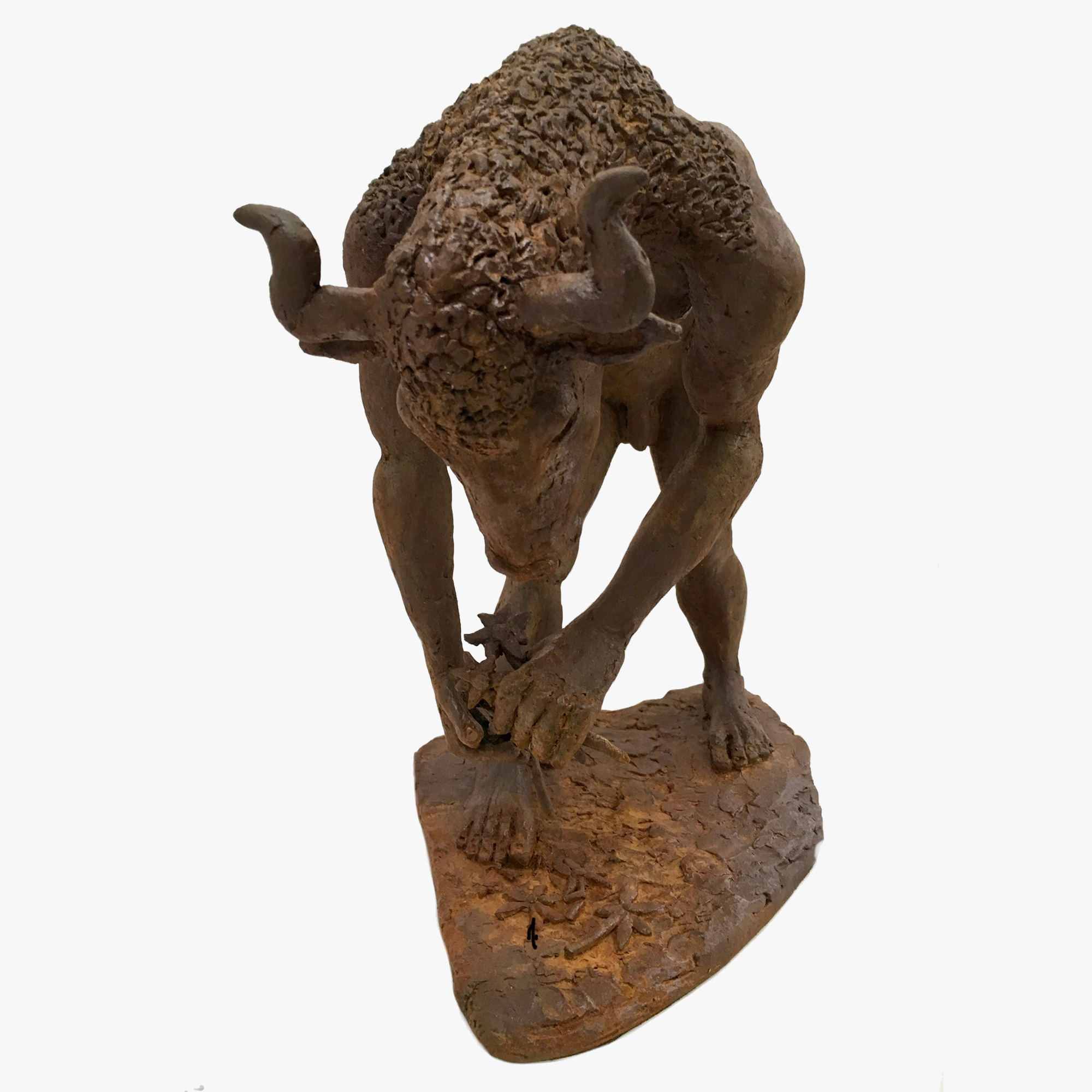 Minotaur Picking Flowers